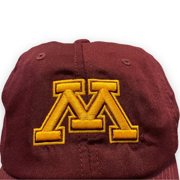 Top Of The World Maroon Minnesota Golden Grophers Logo Staple Adjustable Hat - Picture 3 of 10
